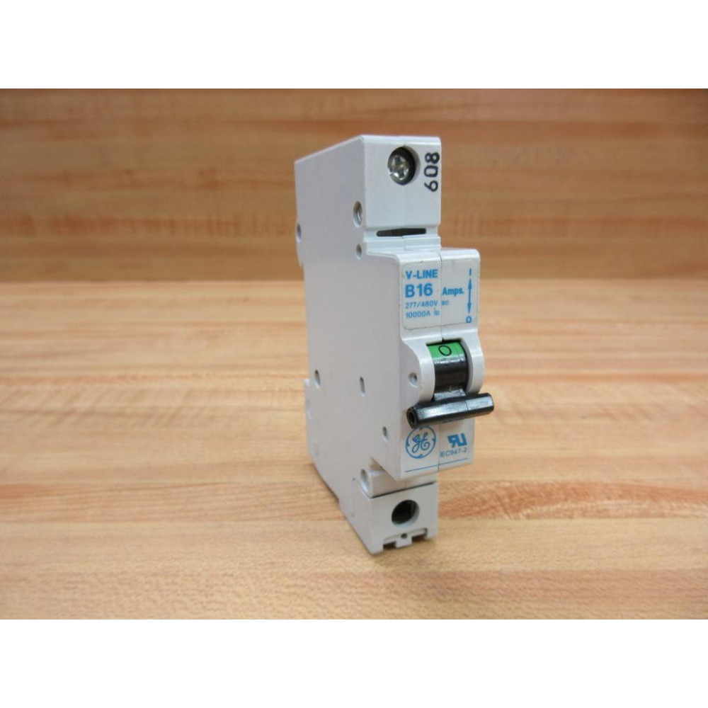 General Electric B16 Circuit Breaker 1 Pole  277480 VAC - Used