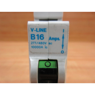 General Electric B16 Circuit Breaker 1 Pole  277480 VAC - Used
