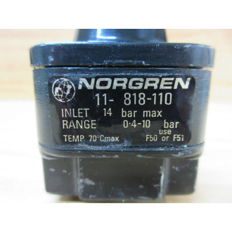 Norgren 11-818-110 Pressure Regulator 11818110 - New No Box