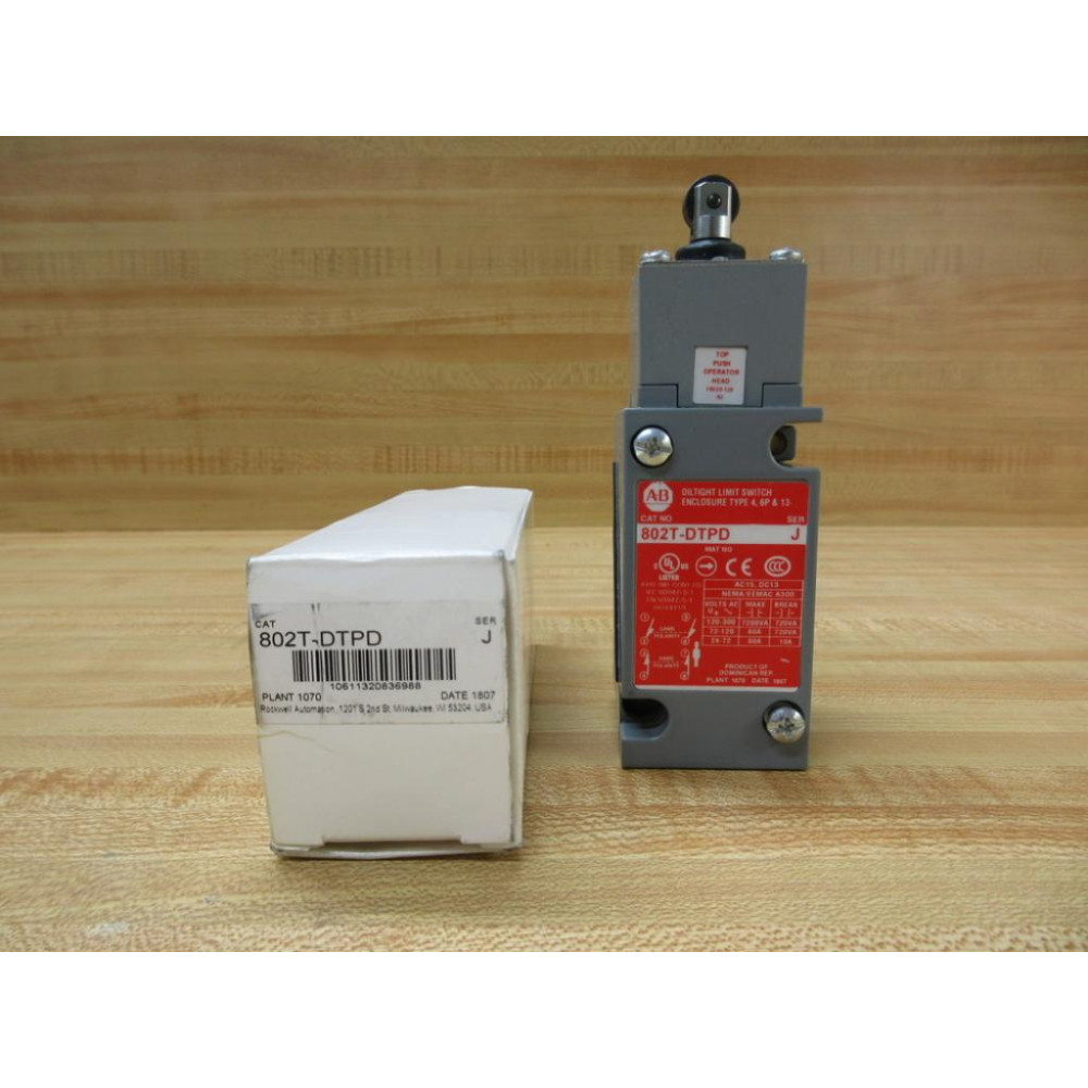 Allen Bradley 802T-DTPD Limit Switch 802TDTPD