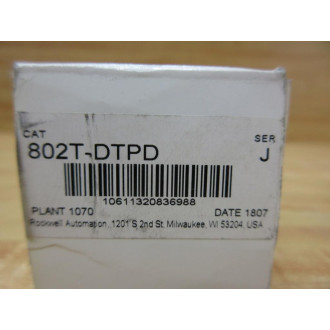 Allen Bradley 802T-DTPD Limit Switch 802TDTPD