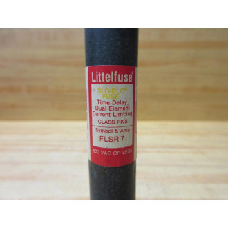 Littelfuse FLSR 7 Fuse Cross Ref 486L24, FLSR007 (Pack of 3) - New No Box
