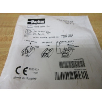 Parker P8S-GRFTX Reed Sensor P8SGRFTX