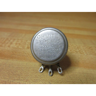Ohmite RV4LAYSA102A Potentiometer 1000Ω CLU-1021 - Used