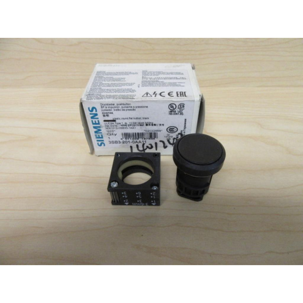 Siemens 3SB3 201-0AA11 Black 3SB32010AA11 wBase
