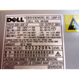 Dell L280P-01 MH596 Power Supply PS-5281-5DF-LF - Used