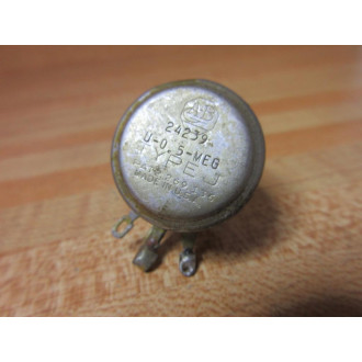 Allen Bradley 24239 Potentiometer U-0.5-MEG - Used