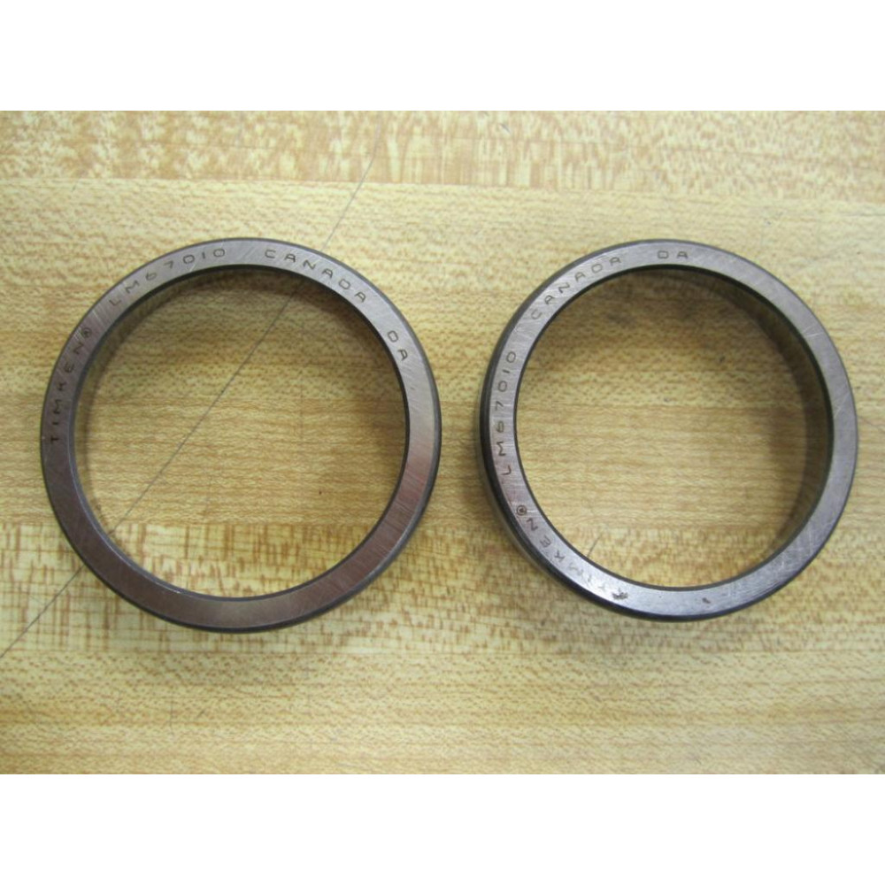 Timken LM67010 Bearing Race (Pack of 2) - New No Box