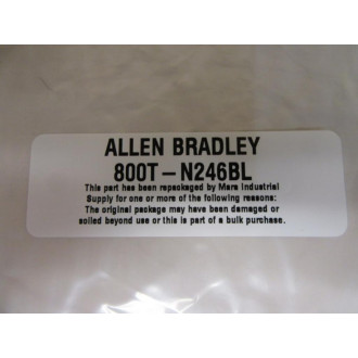 Allen Bradley 800T-N246BL Button