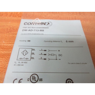 Contrinex DW-AD-713-M8 Inductive Proximity Sensor DWAD713M8