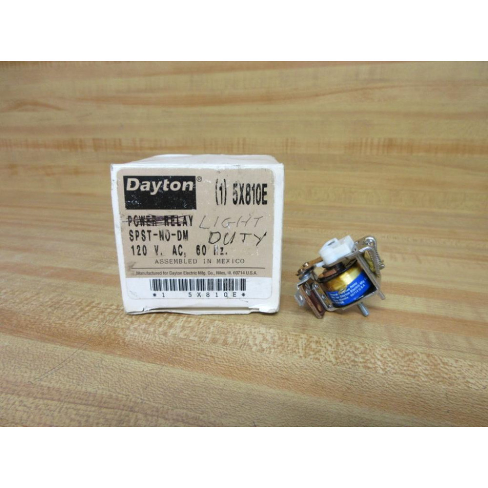 Dayton 5X810E Relay