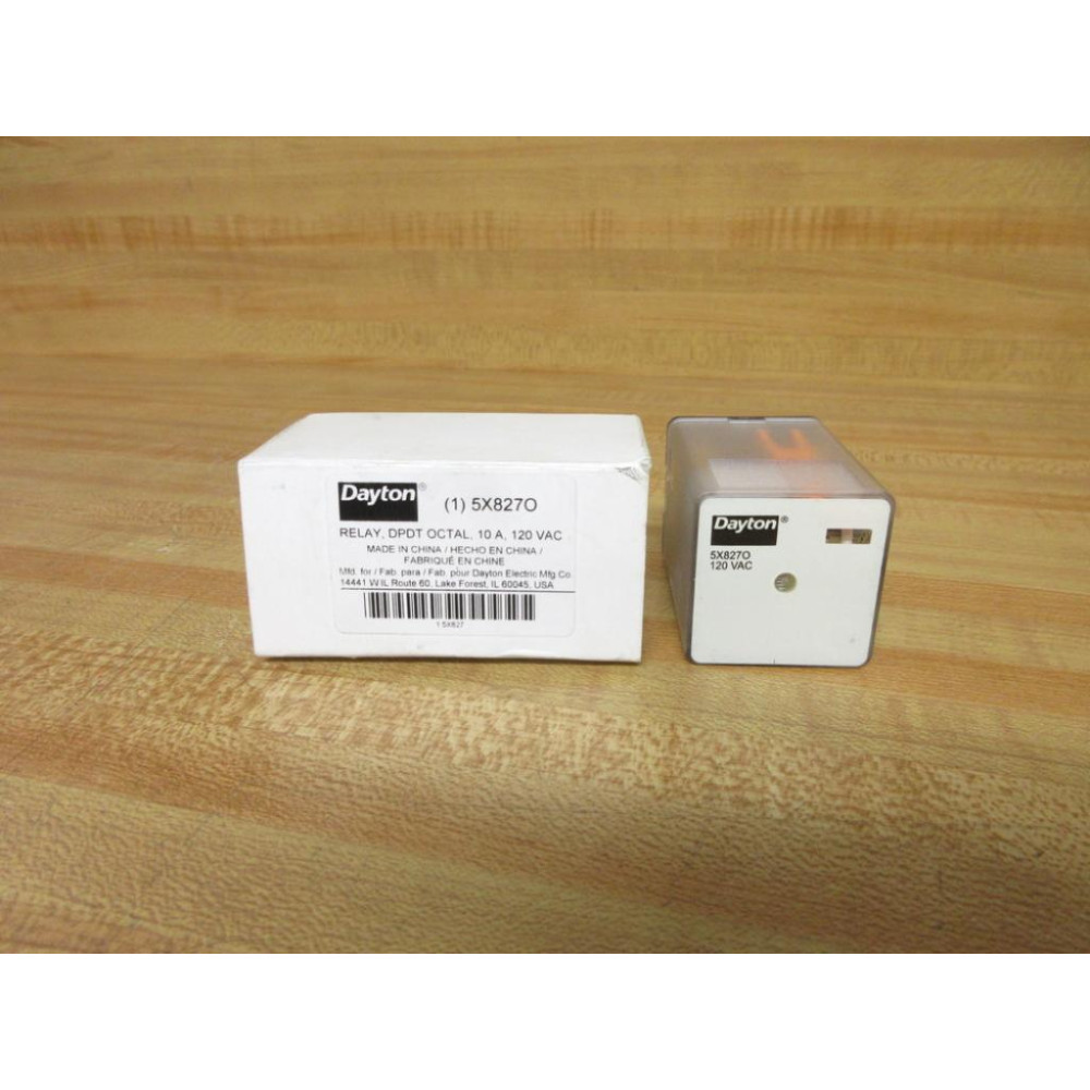 Dayton 5X8270-120V AC Relay 5X8270