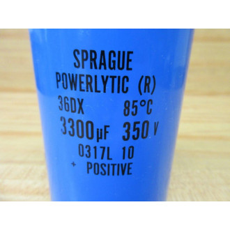 Sprague Powerlytic 36DX Electrolytic Capacitor - New No Box