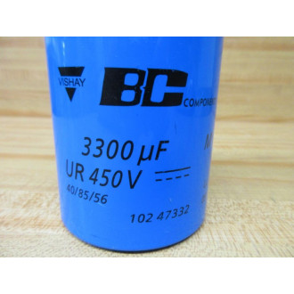 Vishay 3300UF450V BC Components Electrolytic Capacitor - New No Box