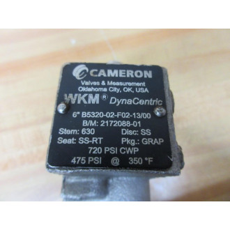 Cameron 2172088-01 WKM DynaCentric Butterfly Valve 217208801 - Used