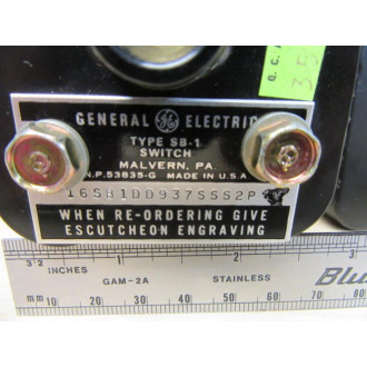 General Electric 16SB1DD937SSS2P Rotary Selector Switch - New No Box