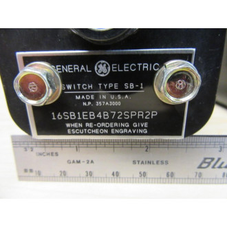 General Electric 16SB1EB4B72SPR2P Rotary Selector Switch - Used