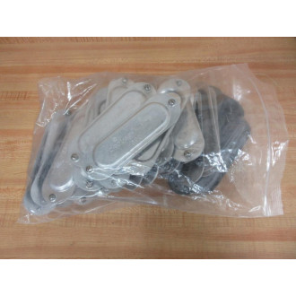 Crouse & Hinds 390 1" Conduit Cover (Pack of 36) - Used