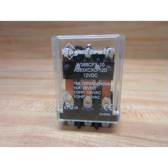Magnecraft W388CPX-10 Relay A283XCXC-12D - Used