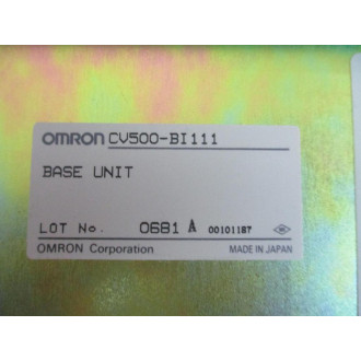 Omron CV500-BI111 Base Unit CV500BI111