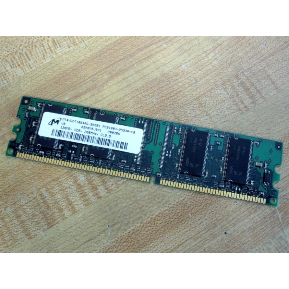 Micron MT4VDDT1664AG-265B1 Memory Module MT4VDDT1664AG265B1 - New No Box Micron MT4VDDT1664AG-265B1 Memory Module MT4VDDT1664AG265B1 - New No Box
