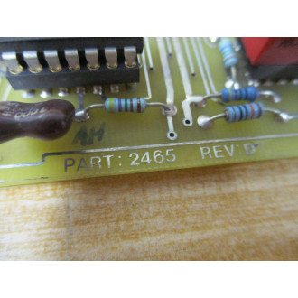 LDJ Electronics 2465 Circuit Board - Used