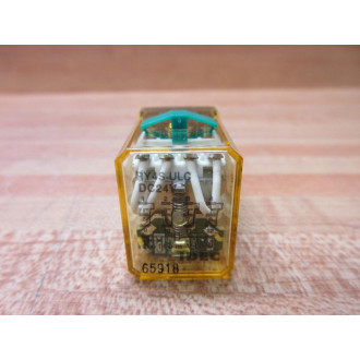 IDEC RY4S-ULC-DC24V Relay RY4S-ULC-24V DC White Clip - New No Box