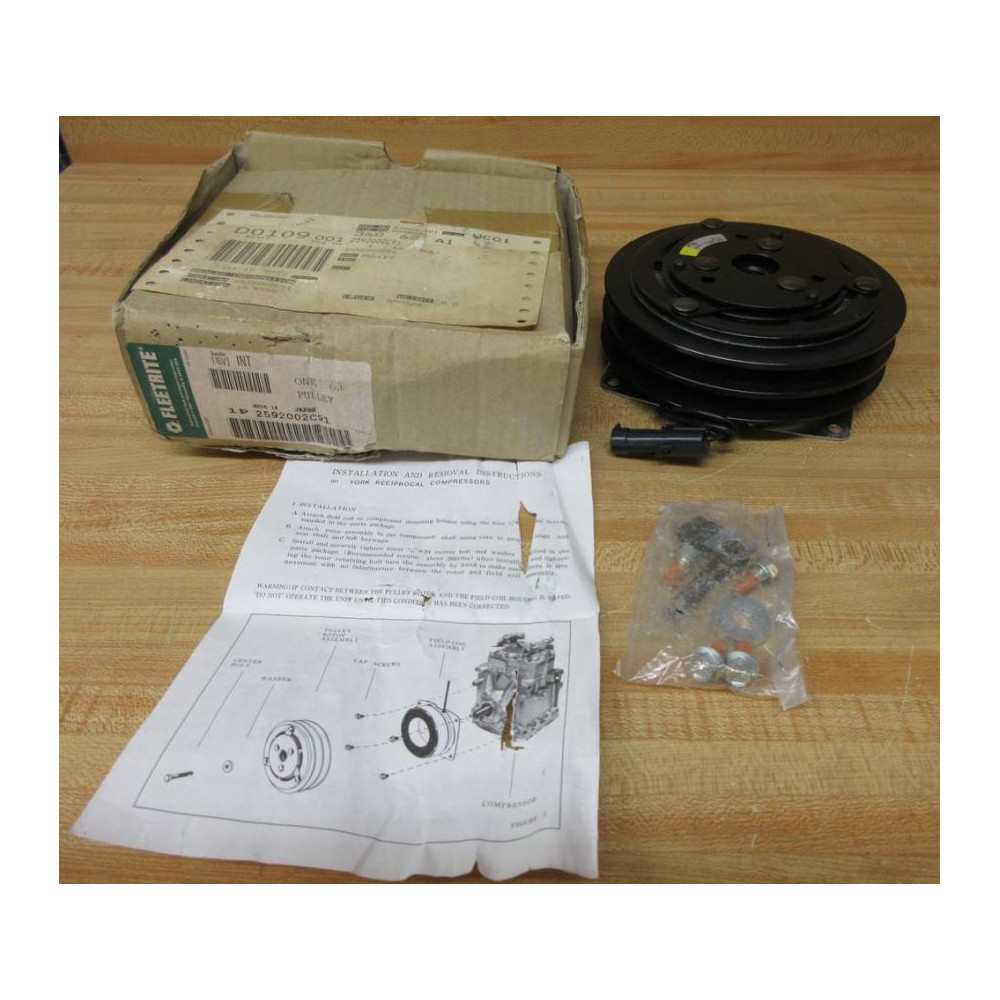 Fleetrite 2592002C91 E6F Pulley & Coil