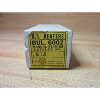 Joslyn Clark M3.0 Overload Heater Element M30