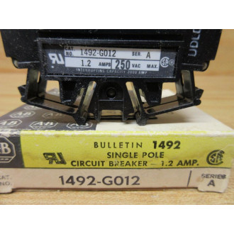 Allen Bradley 1492-G012 Circuit Breaker 1492G012