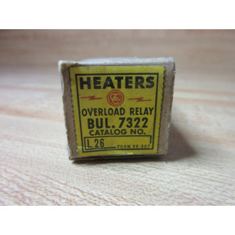 Joslyn Clark L26.0 Overload Relay Heater L26