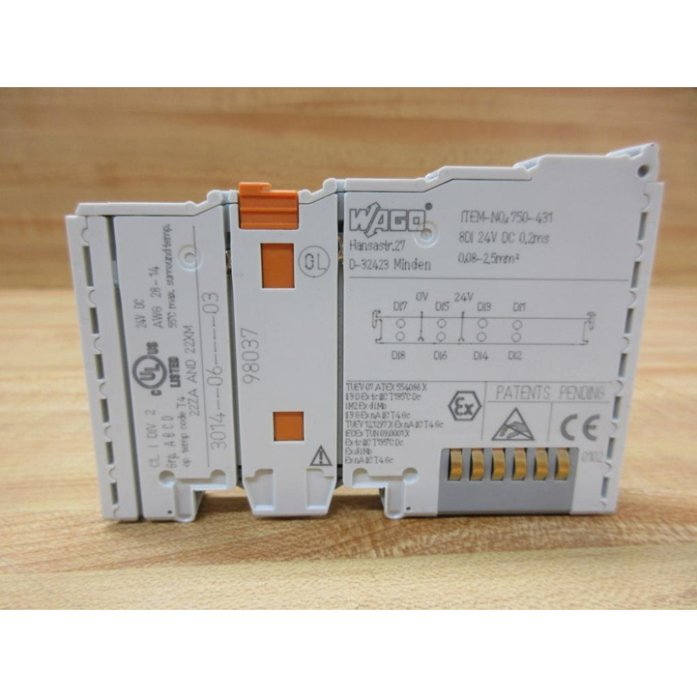 Wago 750-431 IO Module 750431 - New No Box