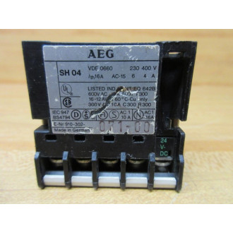 AEG SH04-31Z-24VDC Contactor SH04-31Z - Used