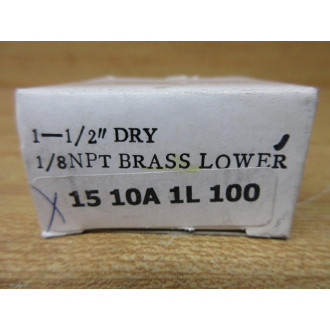15 10A 1L 100 Pressure Gauge 1510A1L100