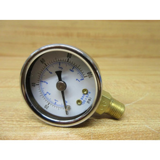 15 10A 1L 100 Pressure Gauge 1510A1L100
