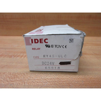 IDEC RY4S-ULC-DC24V Relay RY4S-ULC-24V DC White Clip - New No Box