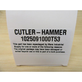 Cutler Hammer 1025091000T53 Contact Block