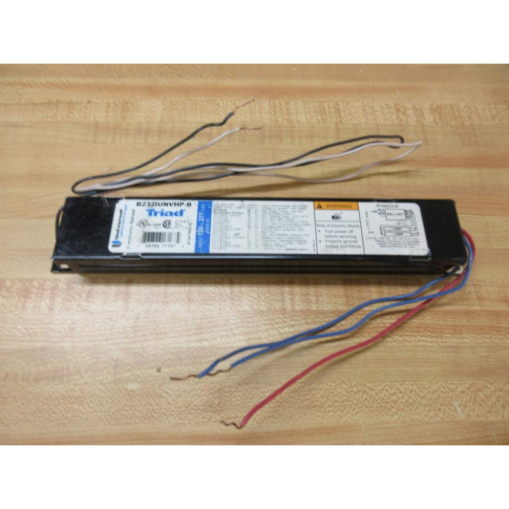 Universal Lighting Tech. B232IUNVHP-B Ballast B232IUNVHPB - Used