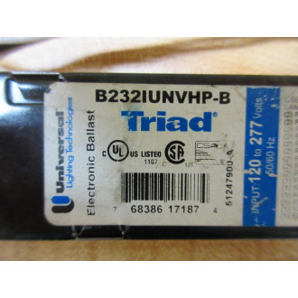 Universal Lighting Tech. B232IUNVHP-B Ballast B232IUNVHPB - Used