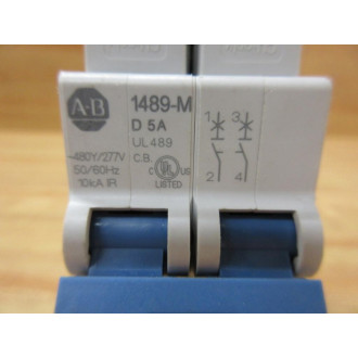 Allen Bradley 1489-M2D050 Circuit Breaker 1489M2D050 - Used