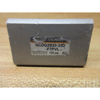 SMC NCDQ2B20-25D-F7PVL Compact Cylinder NCDQ2B2025DF7PVL - Used