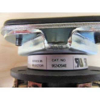 Instrument Transformers, 9524204E Rotary Selector Switch Minor Scuffing Legend Plate - New No Box