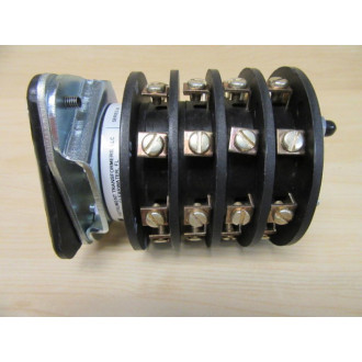 Instrument Transformers, 9524204E Rotary Selector Switch Minor Scuffing Legend Plate - New No Box