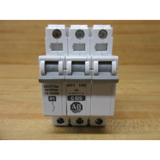 Allen Bradley 1492-CB2G020 Circuit Breaker  1492-ACBH1 - Used