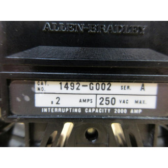 Allen Bradley 1492-G002 Circuit Breaker 1492G002 - Used