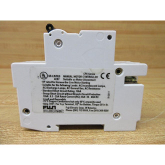 Fuji Electric CP6 2DU15 Circuit Breaker15A 2P D 15A - Used