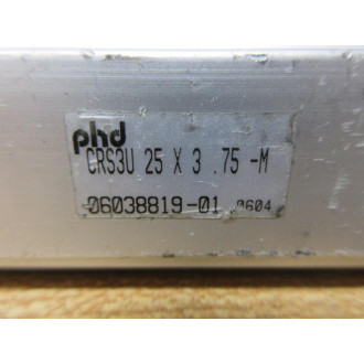 PHD CRS3U 25X3.75-M Compact Cylinder CRS3U25X375M - Used