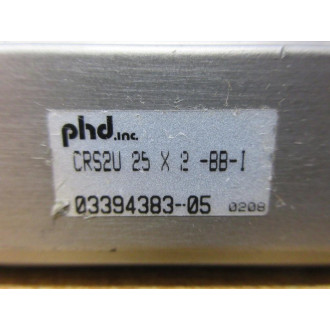 PHD CRS2U 25X2-BB-I Compact Cylinder CRS2U25X2BBI - Used