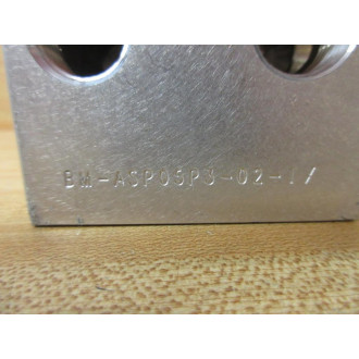 Magnaloy BM-ASP05P3-01-1 Hydraulic Manifold BMASP05P3011 - New No Box