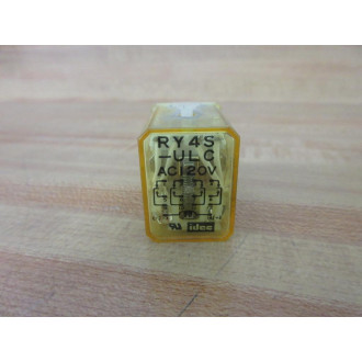 IDEC RY4S-ULC-AC120V Relay RY4S-ULC-120V AC - Used